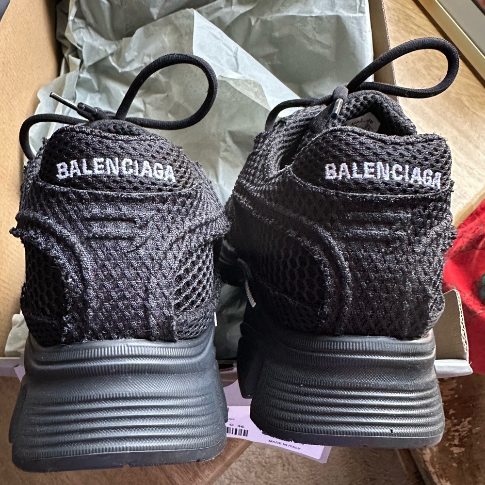 Balenciaga Black Phantom Mesh Sneakers